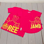 Jamboree 17 Wrap T-shirt Rosa Barn 152/158
